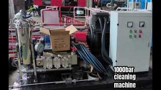 1000bar electric high pressure water jetting machine