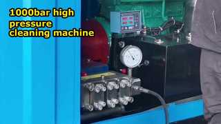 1000bar electric high pressure cleaning system 