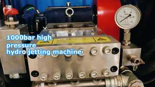 15000psi high pressure cleaning machine 