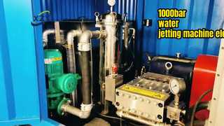 water jetting machine for 1000bar pressure 