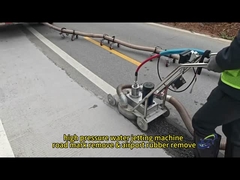 Road marking removal high pressure water jetting machine