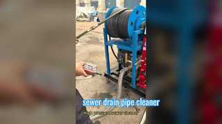 diesel sewer drain pipe cleaning machine