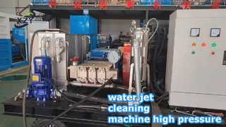 electric high pressure 1000bar water jetting machine 